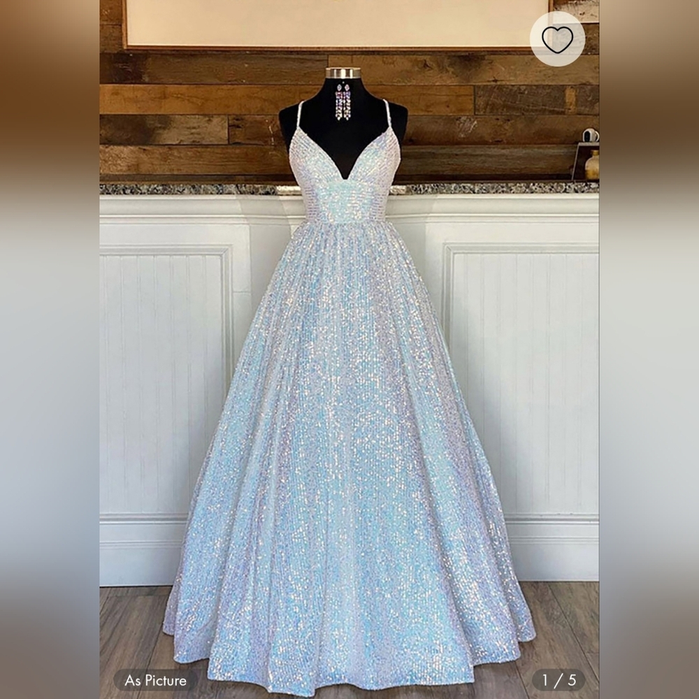Shimmering Iridescent Gown